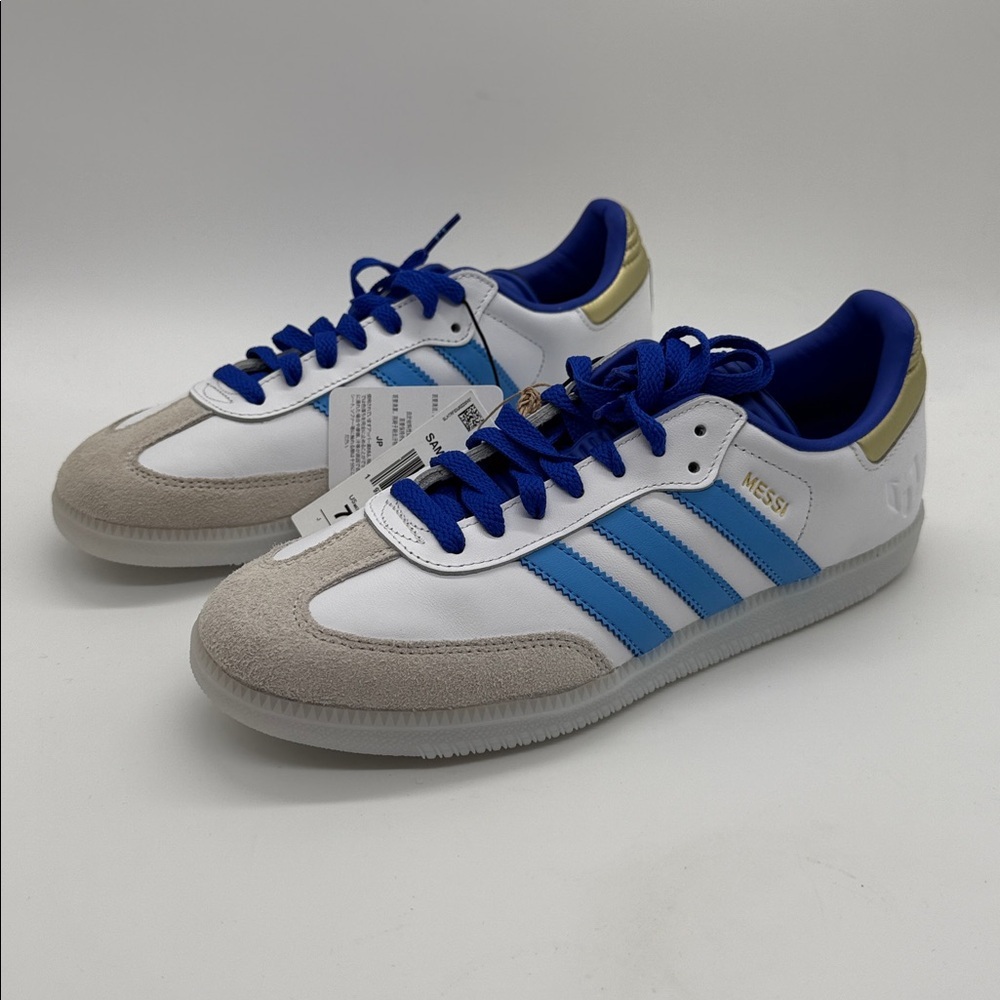 New Mens Adidas Originals Samba Messi Special Edition Casual Shoes size 7 - Picture 2 of 8
